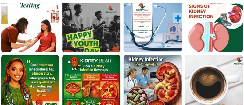 Kidney Beans SA kidney health education and awareness content by Ulwandle